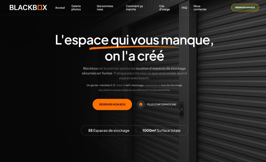 Aperçu du projet Blackbox